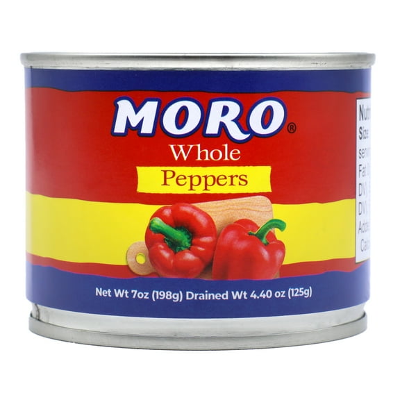 Moro Whole Peppers, 7 oz Can