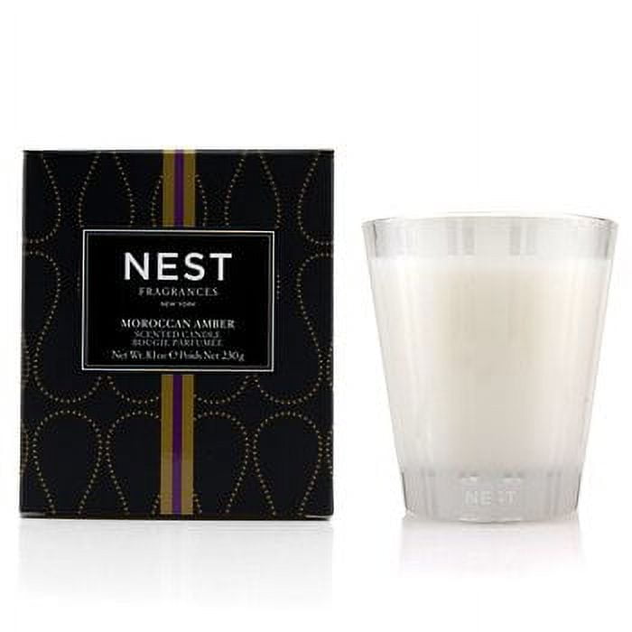 Moroccan Amber Scented Soy Candle in Glass Jar