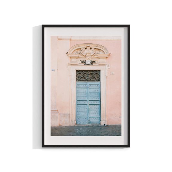 Moroccan Blue Door Photography Wall Decor Unframed Paper Print