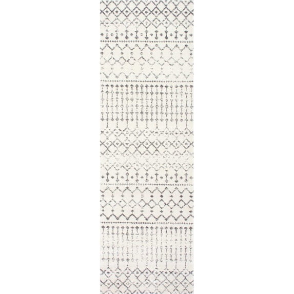 nuLOOM Blythe Rug 2' 8" x 12' Grey Runner (RZBD16A-28012)