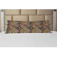 thumbnail image 1 of Moroccan Body Pillow Case Cover with Zipper, Mexican Ornaments with Abstract Old Fashioned Mandala Checkered, Decorative Accent Long Pillowcase, Multicolor, by Ambesonne, 1 of 1