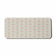 thumbnail image 1 of Moroccan Computer Mouse Pad, Mosaic Tiles Inspired Floral Pastel Tones Pattern, Rectangle Non-Slip Rubber Mousepad X-Large, 35" x 15" Gaming Size, Almond Green Blush, by Ambesonne, 1 of 2