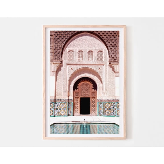 Moroccan Door Print, Marrakech, Morocco Print, Islamic, Wall Art, Modern Wall Decor, 12x18 UNFRAMED
