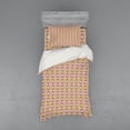 thumbnail image 1 of Moroccan Duvet Cover Set, Continuous Modernized Traditional, Bedding Set with Shams and Fitted Sheet, 3 Sizes, by Ambesonne, 1 of 3