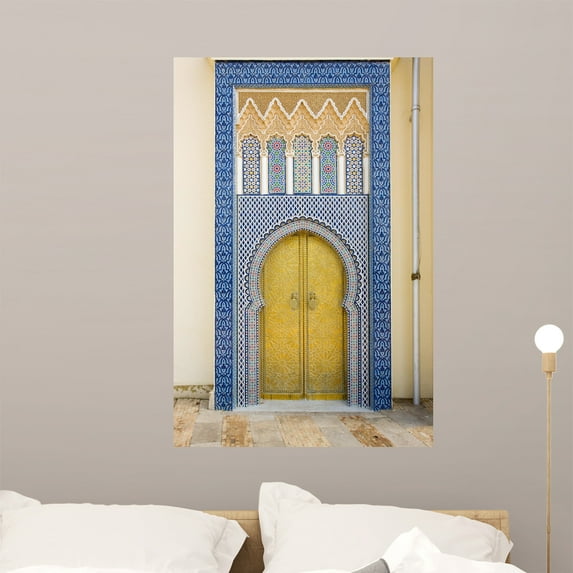 Moroccan Entrance Door Way Wall Mural Decal Sticker, Wallmonkeys Peel & Stick Vinyl Graphic (36 in H x 24 in W