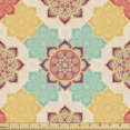 thumbnail image 1 of Ambesonne Moroccan Fabric by the Yard Upholstery, Boho Native Culture, 1 Yard, Multicolor, 1 of 5