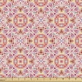 thumbnail image 1 of Moroccan Fabric by the Yard, Repetitive Intricate Colorful Vibrant Motifs Pattern Fun Ornament Print, Decorative Upholstery Fabric for Chairs & Home Accents, Multicolor by Ambesonne, 1 of 5