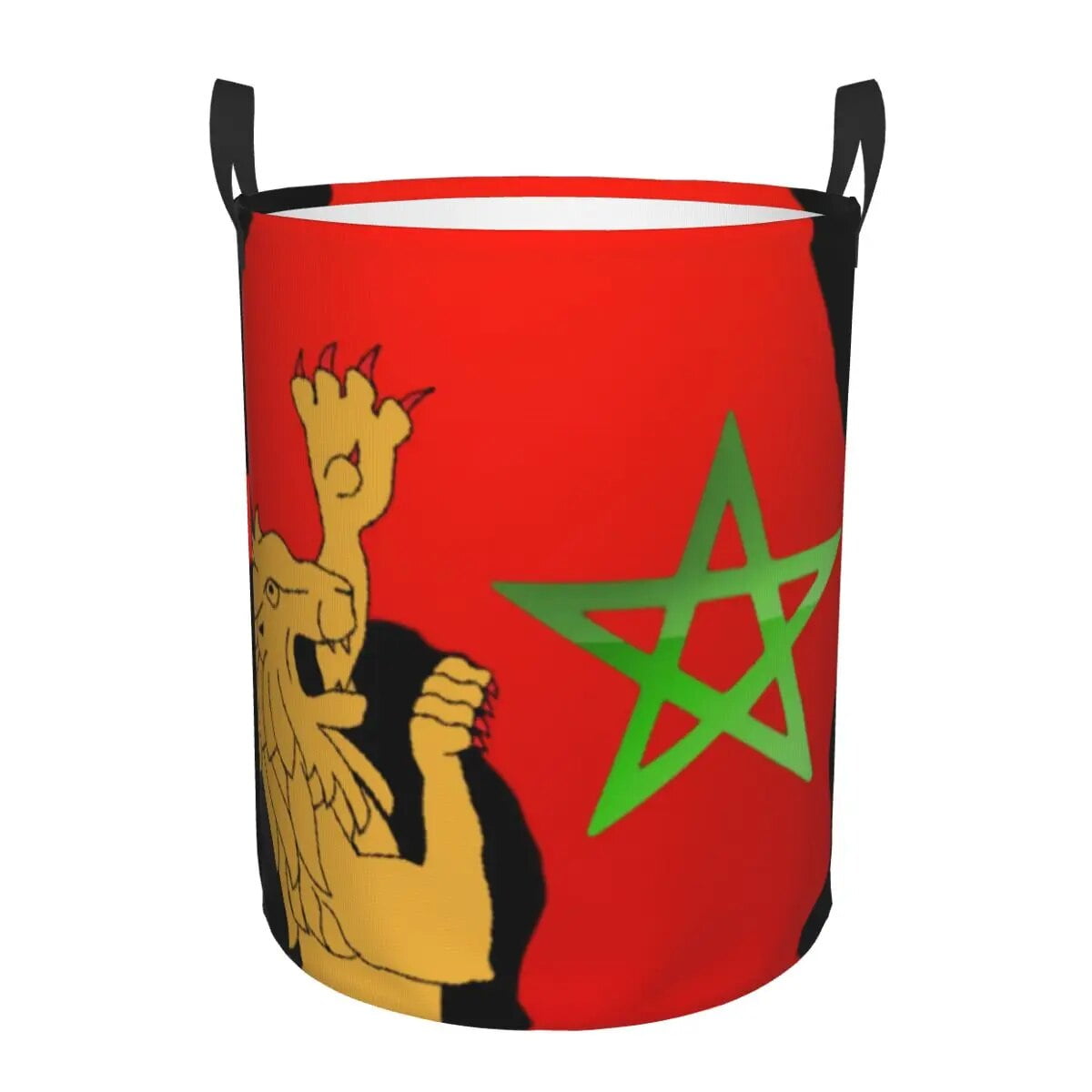 Moroccan Flag Its In My DNA Morocco Laundry Basket Foldable Toy Clothes Hamper Storage Bin for