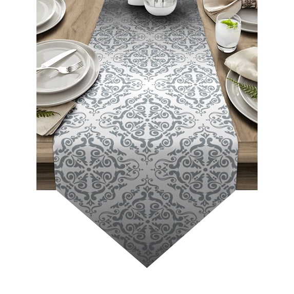 Moroccan Geometric Checks Table Runners Modern Home Kitchen Dining Tablecloths Wedding Party Table Decoration Table Runner