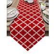 thumbnail image 1 of Moroccan Geometric Checks Table Runners Modern Home Kitchen Dining Tablecloths Wedding Party Table Decoration Table Runner, 1 of 5