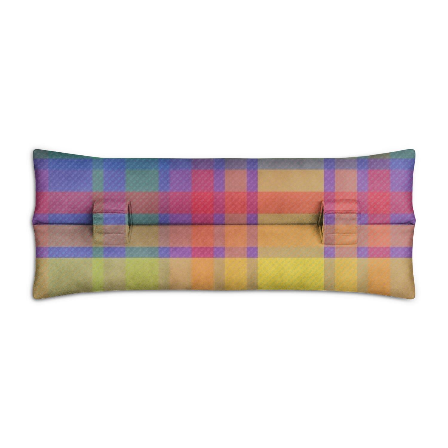 Moroccan Geometric Post-Op Seatbelt Pillow - Heart/Chest Surgery Cushion - Washable & Reusable Design