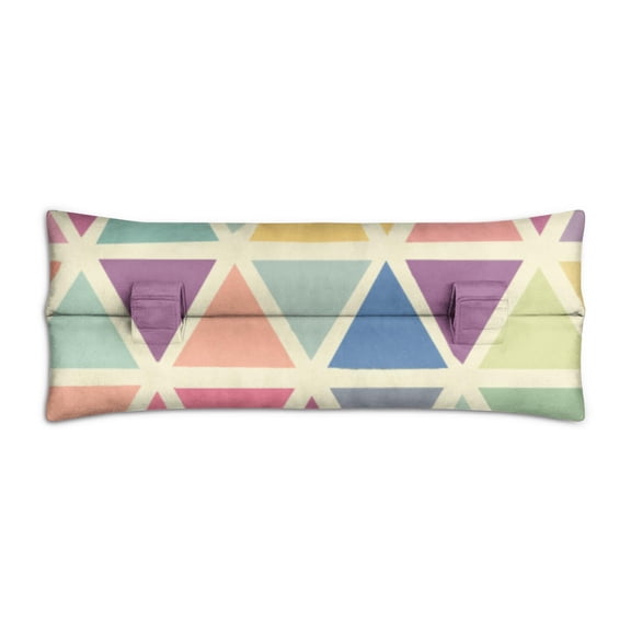 Moroccan Geometric Post-Op Seatbelt Pillow - Heart/Chest Surgery Cushion - Washable & Reusable Design