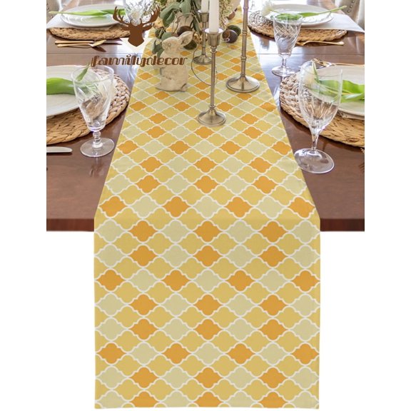 Moroccan Geometric Table Runner Home Wedding Decor Table Flag Mat Table Centerpieces Decoration Party Dining Long Tablecloth