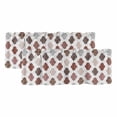 thumbnail image 1 of Moroccan Geometric Valances for Windows, Decorative Rod Pocket Window Valance Curtains, Vintage Boho Rhombic Pattern Red Gray Short Curtain Drapes for Kitchen/Living Room, 2 Panels, 42" W x 18" L, 1 of 8