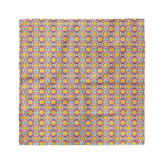 Moroccan Head Scarf, Colorful Modern Oriental, Head Wrap, 3 Sizes, by Ambesonne
