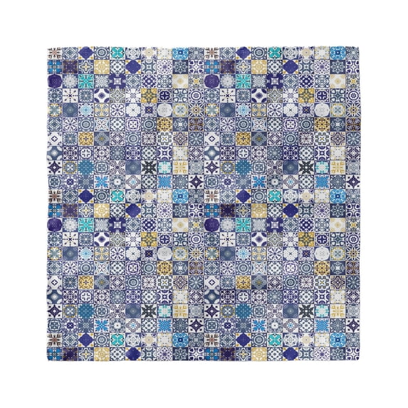 Moroccan Head Scarf, Mediterranean Vintage, Head Wrap, 3 Sizes, by Ambesonne