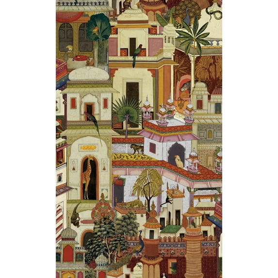 Moroccan Inspired Architectural Design Wallpaper R8283