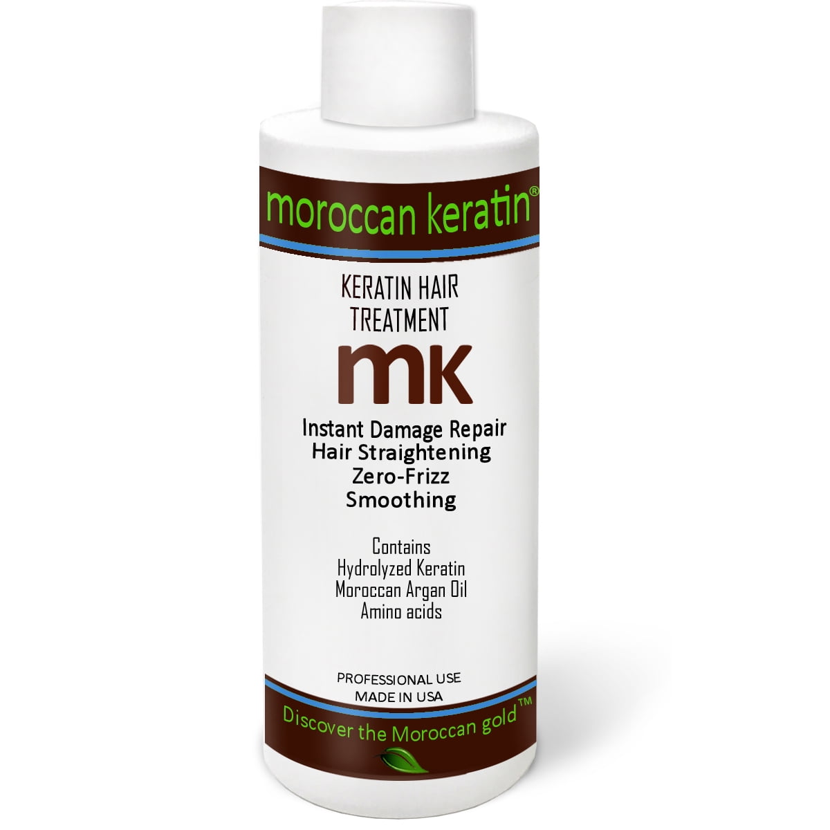 Moroccan Keratin Smooth Brazil Kit: Silk Straightening Cream for