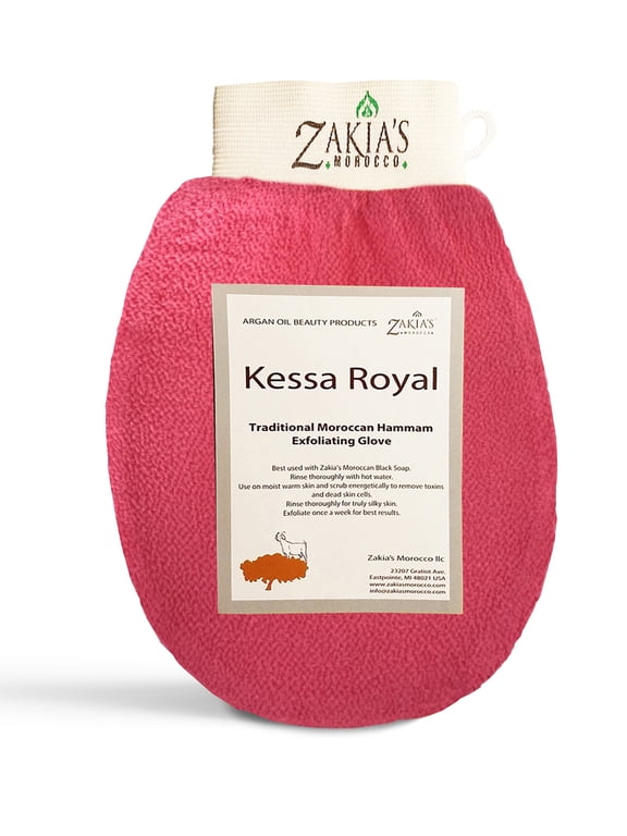 Kessa Exfoliating Mitt for smooth, radiant skin – Lively Pink