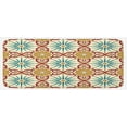 thumbnail image 1 of Moroccan Kitchen Mat, Eastern Geometry Art with Classical Damask Ornate Elements Image, Plush Decorative Kitchen Mat with Non Slip Backing, 47" X 19", Mustard Beige, by Ambesonne, 1 of 1