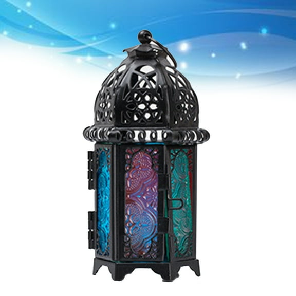 WEAVILUX lantern holder Wind lamp Candles from Wind Adults Weddings 1Pack