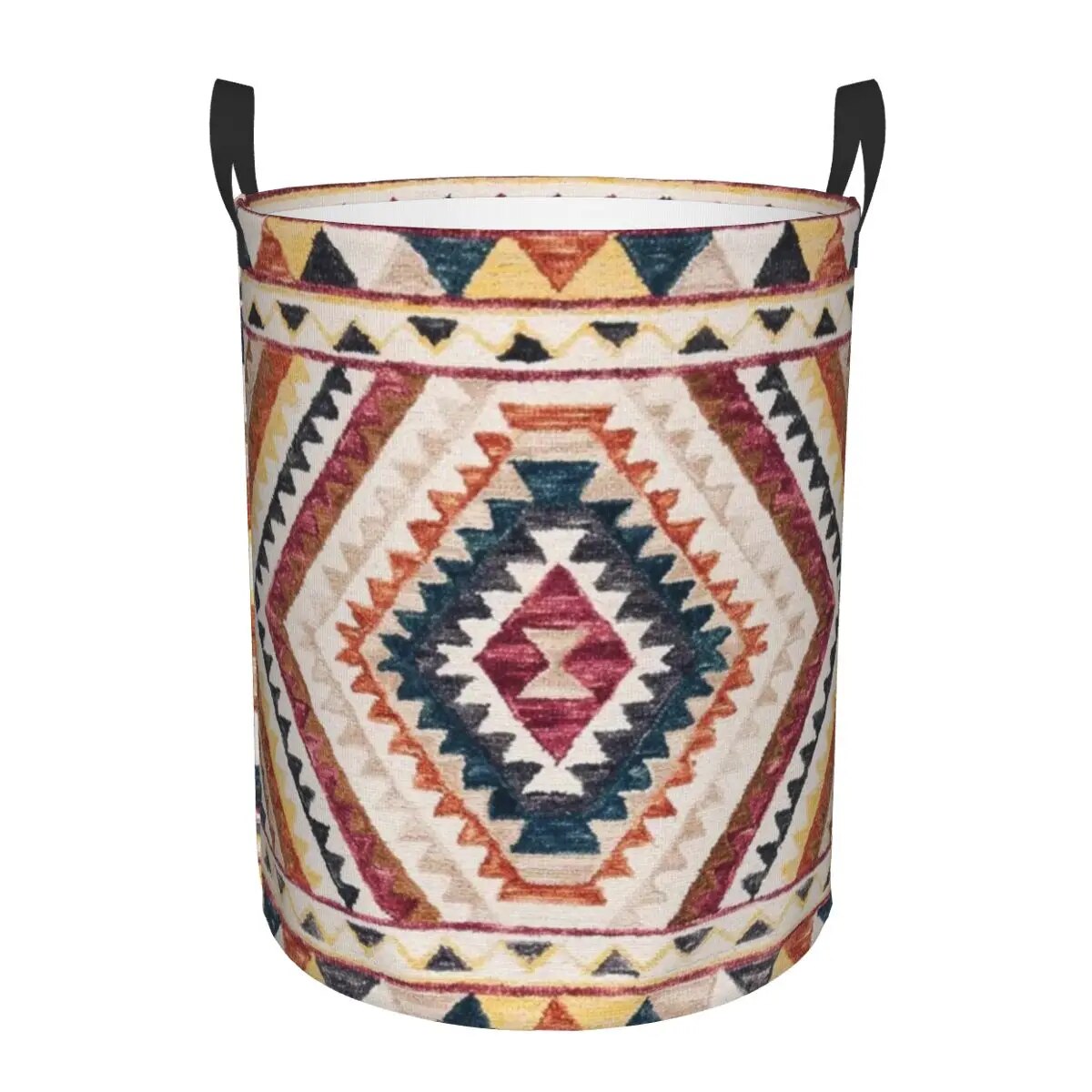 Moroccan Laundry Basket Collapsible Bohemian Boho Clothing Hamper Toys Organizer Storage Bins