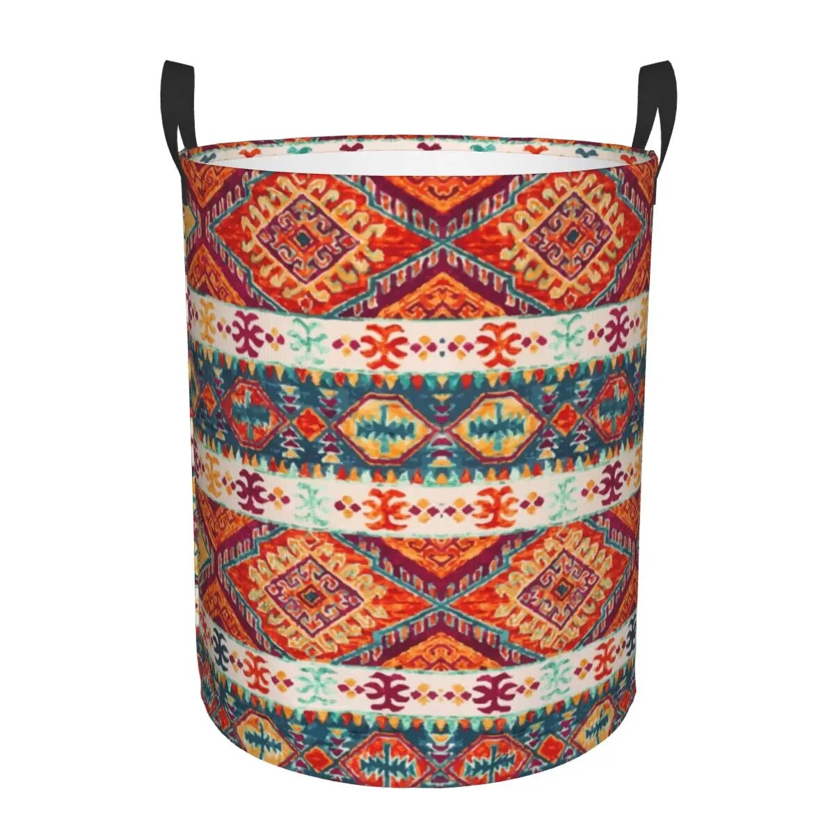Moroccan Laundry Basket Collapsible Bohemian Boho Clothing Hamper Toys Organizer Storage Bins