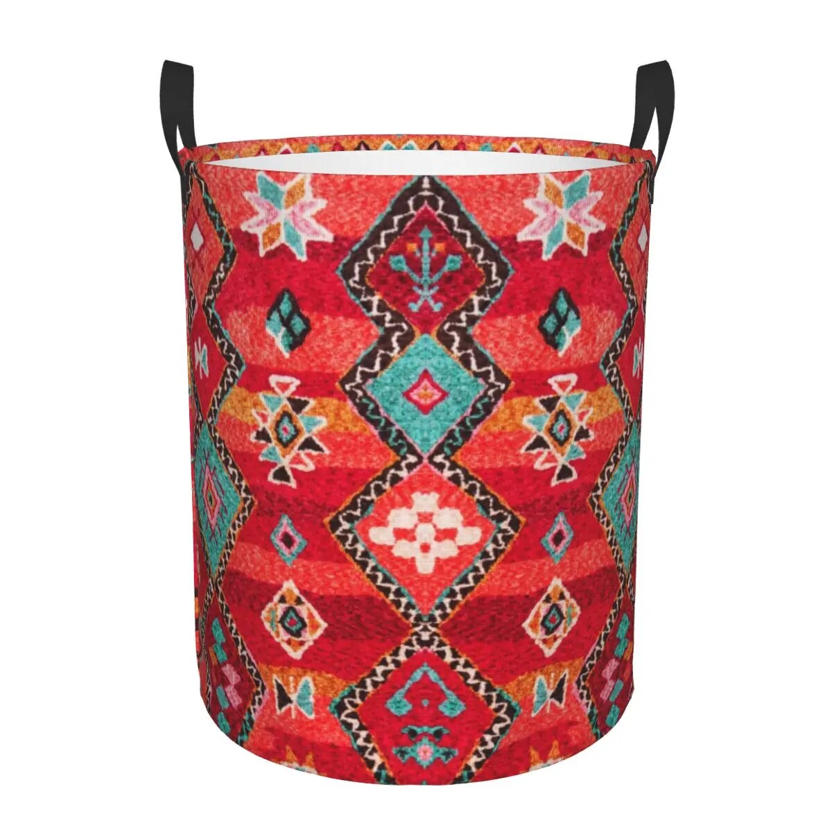 Moroccan Laundry Basket Collapsible Bohemian Boho Clothing Hamper Toys Organizer Storage Bins