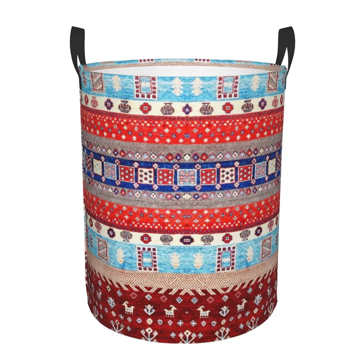 Moroccan Laundry Basket Collapsible Bohemian Boho Clothing Hamper Toys Organizer Storage Bins