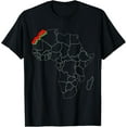 thumbnail image 1 of Moroccan Map Flag Shirt Africa Map Morocco Proud Moroccan T-Shirt, 1 of 4