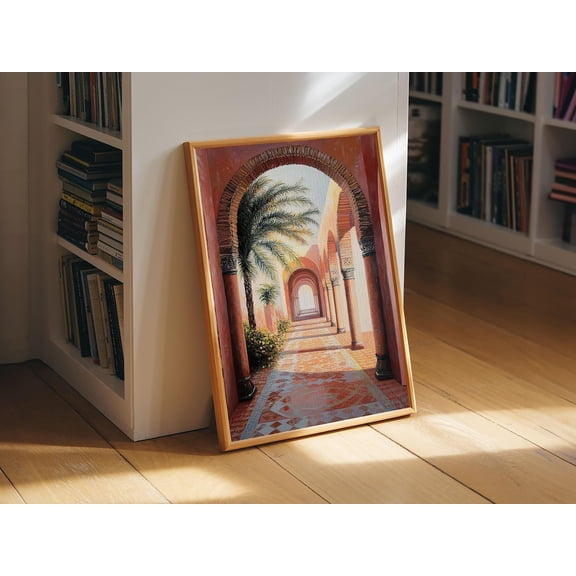 Moroccan Middle Eastern Decorative Wall Art Unframed Paper Print