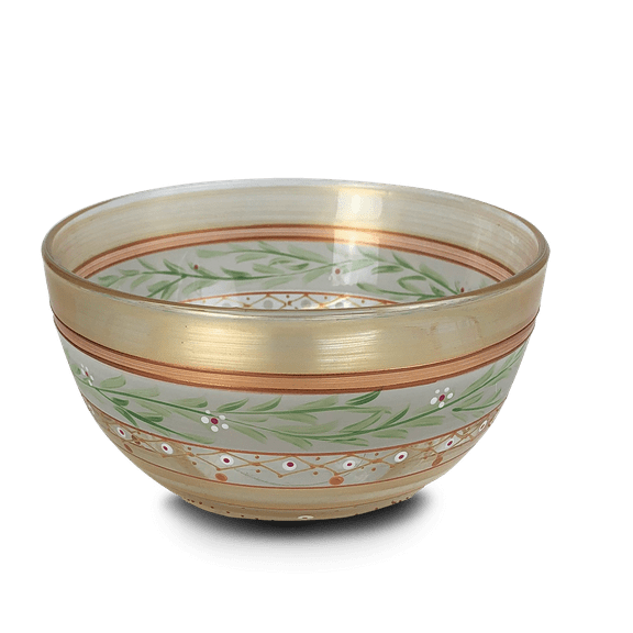 Moroccan Mosaic Gold Garland 6" Bowl