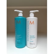 Moroccan Oil Extra Volume Shampoo and Conditioner Liter Duos 33.8oz, Professional Quality