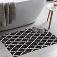 thumbnail image 1 of Moroccan Pattern Bath Rugs Non Slip Bath Mat 16x24 Inch Quick Dry Super Absorbent Thin Bath Rug Fit Under Door Washable Bath Floor Rugs for Bathroom Bathtub Shower Sink,Multi 2, 1 of 6