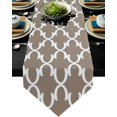 thumbnail image 1 of Moroccan Pattern Modern Table Runner For Wedding Party Chirstmas Cake Floral Tablecloth Home Decoration, 1 of 5