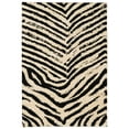 thumbnail image 1 of Moroccan Sahara Ivory Shag Area Rug 5x7 Geometric Abstract Distressed Design, 1 of 6