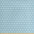 thumbnail image 1 of Moroccan Sofa Upholstery Fabric by the Yard, Mosaic Pattern Repeating Glazed Zellige Art Stars Roman Inspirations, Decorative Fabric for DIY and Home Accents, Green Blue White by Ambesonne, 1 of 4