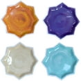 thumbnail image 1 of Moroccan Star Dessert Plates | Unique Porcelain Inspired Party Plate, 1 of 5