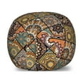 thumbnail image 1 of Moroccan Storage Toy Bag Chair, Mexican Ornaments with Abstract Old Fashioned Mandala Checkered, Stuffed Animal Organizer Washable Bag, Large Size, Multicolor, by Ambesonne, 1 of 3