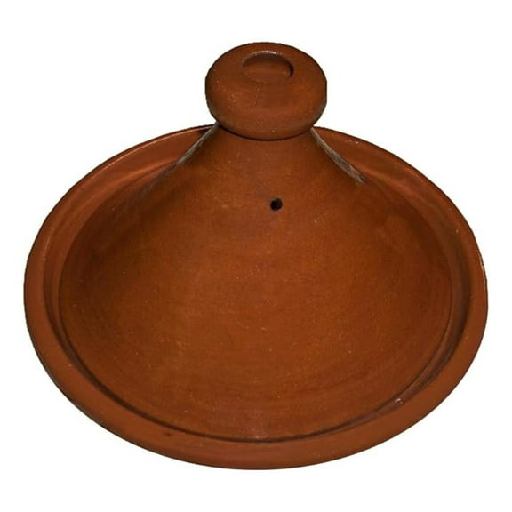Moroccan Tagine, 10-Inch Medium Cooking Pot - Authentic Handcrafted Clay Tagine for Stovetop & Oven - Traditional Moroccan Cuisine