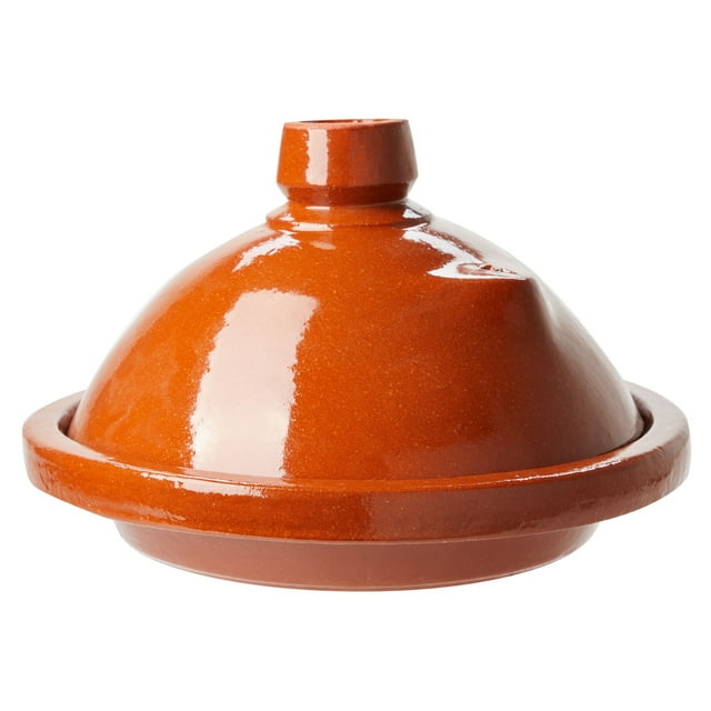 Moroccan Tagine Clay Cooking Pot with Lid for Meat, Stew, Casserole (12