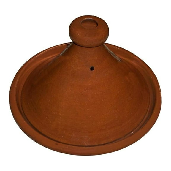 Moroccan Tagine - Handmade Lead-Free Cooking Pot - Medium 10 Inch - Traditional Clay Casserole for Stovetop & Oven - Authentic Flavor