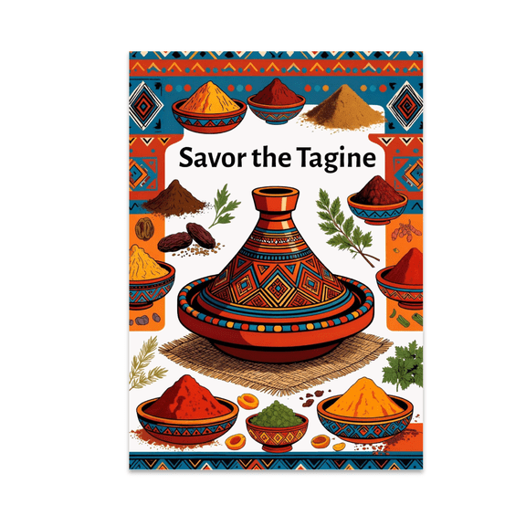 Moroccan Tagine Kitchen Art - Food Enthusiast - 13x19 Poster Print