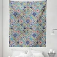 thumbnail image 1 of Moroccan Tapestry, Complex Colorful Moroccan Tile Motifs Antique Floral Ornaments Design, Fabric Wall Hanging Decor for Bedroom Living Room Dorm, 5 Sizes, Multicolor, by Ambesonne, 1 of 1