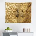 thumbnail image 1 of Moroccan Tapestry, Handcrafts Shot at The Market in Morocco Antiquity Tradition Old Touristic Places, Fabric Wall Hanging Decor for Bedroom Living Room Dorm, 2 Sizes, Multicolor, by Ambesonne, 1 of 1