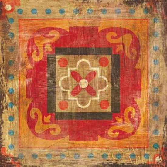 Moroccan Tiles XII Canvas Art - Cleonique Hilsaca (24 x 24)