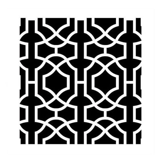 Moroccan Trellis All Over Stencil Pattern (10 mil plastic)