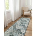 thumbnail image 1 of Moroccan Trellis Washable Rug, Kitchen Rugs for Entryway Bathroom, Non-Slip Indoor Door Mat Ultra-Thin, Small Oriental Throw Carpet for Bedroom Entry, 1 of 6