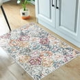 thumbnail image 1 of Moroccan Trellis Washable Rug, Kitchen Rugs for Entryway Bathroom, Non-Slip Indoor Door Mat Ultra-Thin, Small Oriental Throw Carpet for Bedroom Entry, 1 of 5
