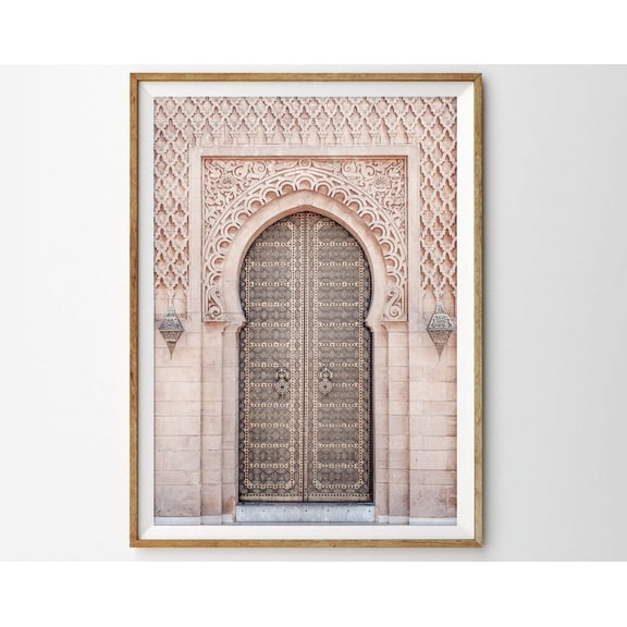 Moroccan Wall Art Boho Decor Door Print Architecture Print Arabic Door Wall Art Prints Trendy Wall Art Pastel Wall Art Morocco Art Wall Art, Modern Wall Decor, 8x12 UNFRAMED
